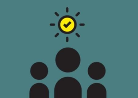 Stick people idea graphic