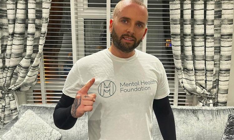 Photo of Taylor in a Mental Health Foundation tshirt
