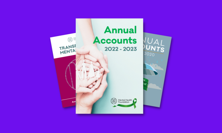 Front covers of MHF annual reports