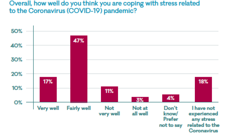 Bar chart - how well are you coping with the Covid 19 pandemic 2