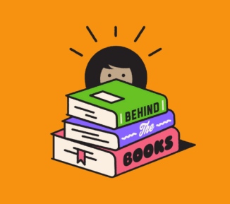Behind the books graphic