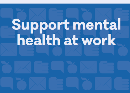 How to support MH at work publication cover