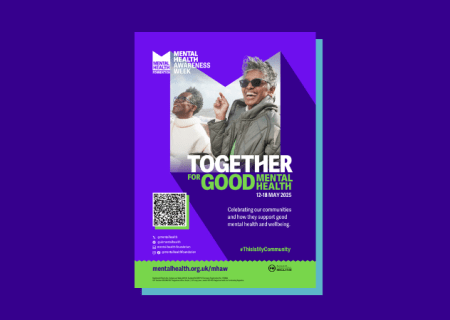 MHAW poster on a dark purple background