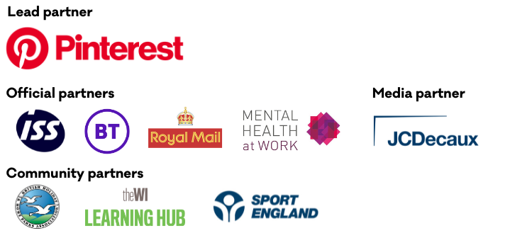 Mental Health Awareness Week partner logos