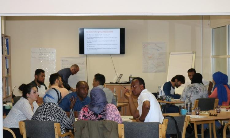 Photo taken during the Refugee Health Policy and Action Group programme