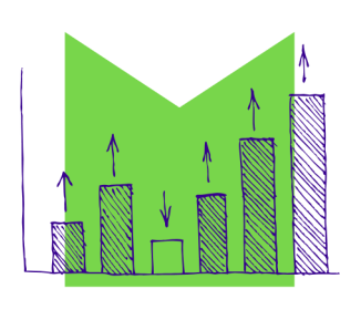 An illustration of a bar chart