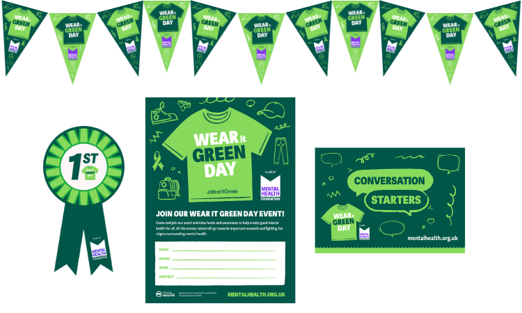 Graphics of resources for Wear it Green Day